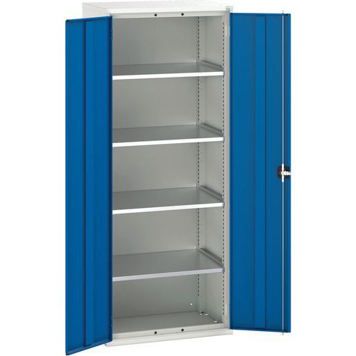 Bott Verso Metal Storage Cupboard 4 Shelves - 2000x800mm